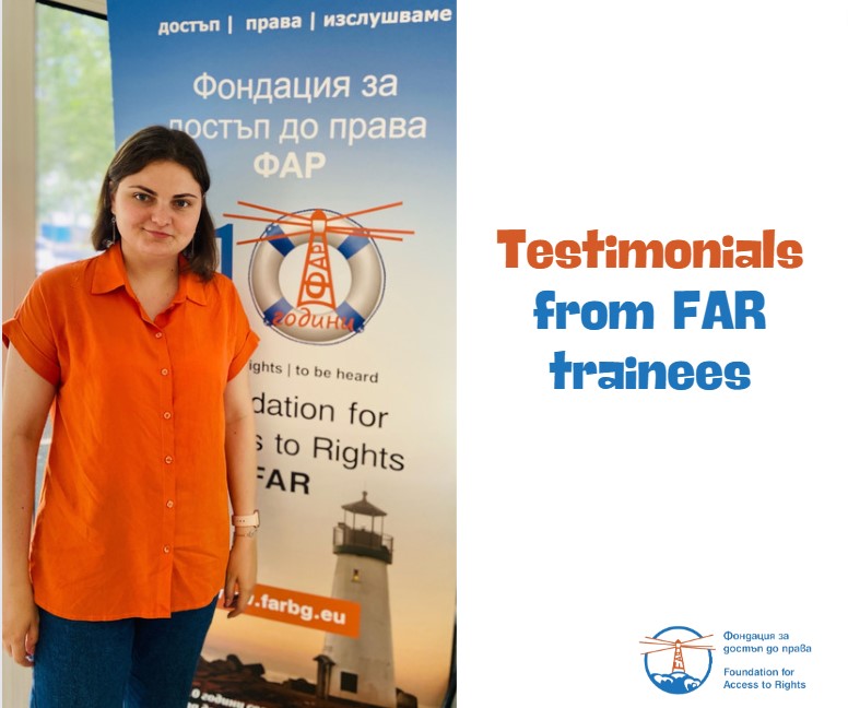 Testimonial from our trainee Viktoriia Palahniuk 
